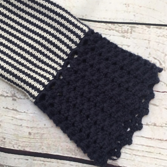 Sparrow Striped Crochet Sweater - Picture 4 of 4